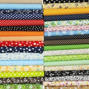 50 Pcs 10" X 10" Craft Fabric Bundle Squares Patchwork Fabric Sets Cotton Materi - Picture 1 of 7