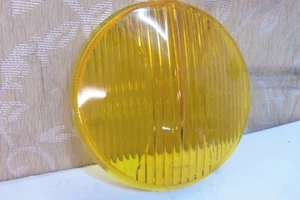 NOS Amber Fog Spot Light Lens 130mm Classic Vespa Lambretrta VW Mercedes Porsche - Bild 1 von 7