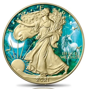 1 oz Silver American Eagle Type 2 - Spirit Animal Series - The Unicorn - Picture 1 of 4