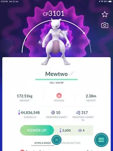 Pokemon Mewtwo RARE GO (Read Description) Complete Your Kanto Dex - Picture 1 of 2