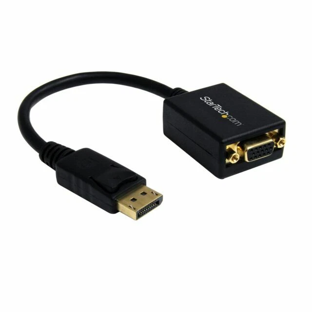 StarTech DP2VGA2 Display Port to VGA Video Adapter - Black - Image 1 of 1