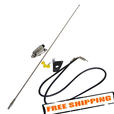 Kit de antena cromada Crown Automotive 8127842K para Jeep Wrangler YJ 1987-1995 Foto 1 de 2