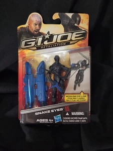 GI JOE RETALIATION SNAKE EYES WORKING ZIP LINE BATTLE ACTION - Picture 1 of 8