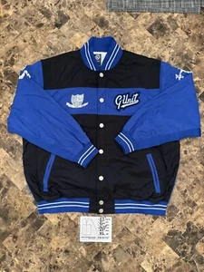 Vintage G Unit Varsity Jacket Blue White Black Snap Button Hip Hop Y2K Size XL - Picture 1 of 19