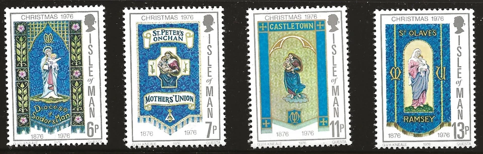 Isla de Man Scott #92-95, singles 1976 conjunto completo en muy buen estado MNH Foto 1 de 1