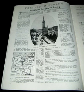 DANZIG 1933 FEATURE: NAZI GERMANY VOTE CONQUERS THE FREE CITY GDANSK * POLAND - Picture 1 of 1