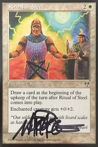MTG Ritual of Steel (MIRAGE) signed by Mark Poole - Picture 1 of 2