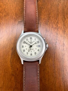 Brighton Harbor Light 5 ATM Japan movement VTG Field watch Stainless NEW battery - Picture 1 of 8