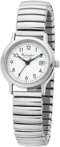 DAU Eichmüller reloj para mujeres banda flexible correa de tracción reloj acero inoxidable pulido 50M con fecha - Imagen 1 de 2