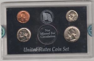 1987 US Penny Nickel Dime Quarter Old Coin Collection Lot Collectible Slab Set - Picture 1 of 2