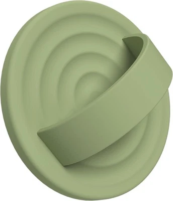 Empuñadura magnética mejorada para teléfono, compatible con MagSafe, silicona cómoda extraíble Foto 1 de 4