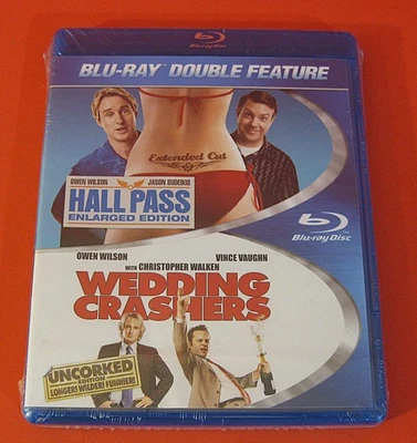 WEDDING CRASHERS & HALL PASS Comedy Double Feature NEW Factory Sealed Blu Ray - Image 1 of 2