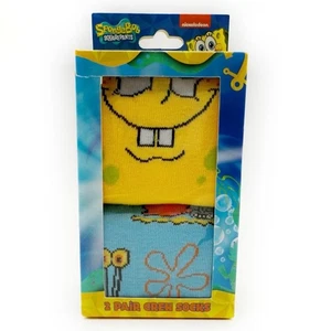 SpongeBob SquarePants Crew Socks Womens Mens Gary Snail Nickelodeon Fun Y2K Gift - Picture 1 of 8