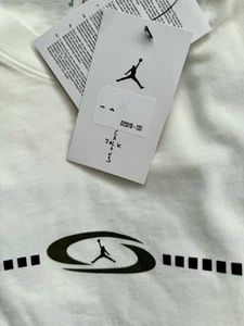 ❤️Brand New Jordan x Travis Scott Jumpman Jack T Shirt Ecru White Sail Medium❤️ - Picture 1 of 4