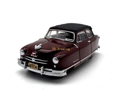 ZD 1:87 Negro 1950 Nash Vintage Clásico Modelo Deportivo Diecast Metal Coche BN Foto 1 de 4