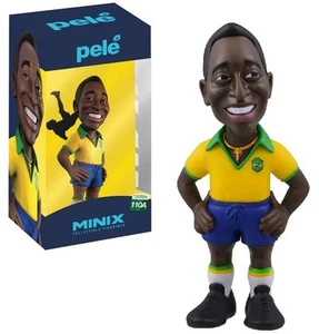 Figura de fútbol de vinilo Pelé (Brasil) Minix de 4,5 pulgadas - Imagen 1 de 4
