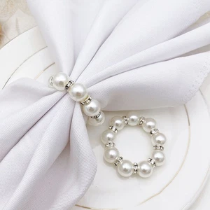 12pcs Napkin Ring Napkin Holder Table Decor for Party Wedding Kitchen - Picture 1 of 12