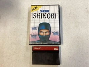 Sega Master System Shinobi 1988 No Manual Tested D - Picture 1 of 12