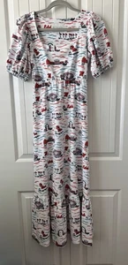 Maxi Vestido Ole Miss Rebels Toile Smith and Quinn Lucy Talla Pequeña $187 Nuevo - Imagen 1 de 5