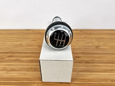 Schaltknauf 6-Gang Audi TT 8N Leder Soul schwarz 8N0711141D 25D - Bild 1 von 4