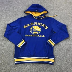 Sudadera con capucha Golden State Warriors para hombre pequeña azul amarilla NBA baloncesto Pullover - Imagen 1 de 16