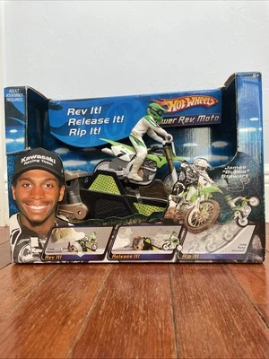 James Stewart Power Rev Moto hot wheels toy  - Image 1 of 4
