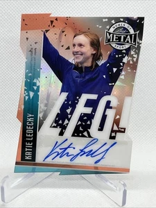2025 Leaf Metal Women of Sport Katie Ledecky LFG! Acetat AUTO #1/7 USA - Bild 1 von 3