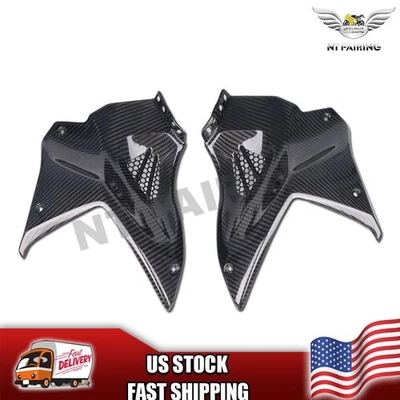 Capas de tanque superiores MSA 2015-2021 Kawasaki Ninja H2 - 100% fibra de carbono a01 - Imagem 1 de 4