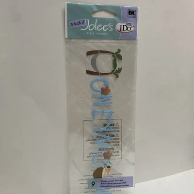 Libro de recortes Jolee's Title Waves pegatinas dimensionales luna de miel hamaca tropical Foto 1 de 2