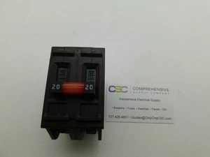 A220 - WADSWORTH 20A AMP 2P POLO 10kA@240V PLUG ON BREAKER CON PIEDINO IN METALLO - RECON - Foto 1 di 5