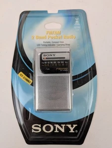Sony ICF-S10MK2 AM/FM Pocket Radio - Brand New In Box Vintage - Picture 1 of 2