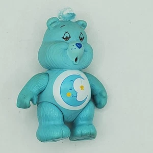 Vintage Care Bear Bedtime Bear By Kenner 1983. 3” Tall. Blue W/ Moon. - Picture 1 of 7