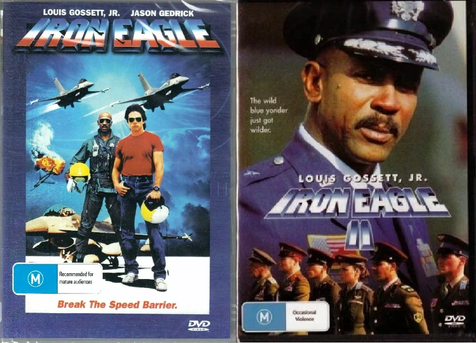 JUEGO DVD Iron Eagle 1 y 2 II Louis Gossett Jr Nuevo y Precintado Foto 1 de 1