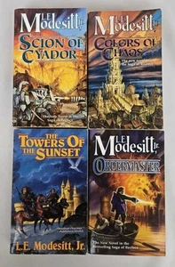 L.E. Modesitt JR The Saga Of Recluse Bulk Lot Of 4 Fantasy Paperbacks - Picture 1 of 10