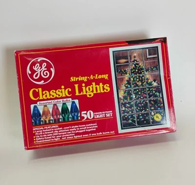 Multi-Color GE String-A-Long Classic Christmas String Light Set - OLX6-50A - Image 1 of 4