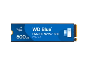 Western Digital 500GB WD Blue SN5000 NVMe SSD, PCIe Gen 4.0, up to 5,000 MB/s - Picture 1 of 3
