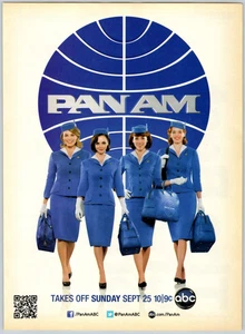 2011 STEWARDESSES PAN AM ON ABC Pubblicità rivista vintage 8"X11" anni 2000 M729 - Foto 1 di 1