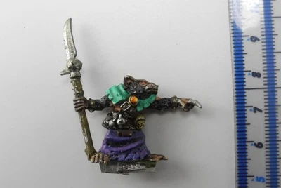 SKAVEN COMMAND LEADER Metal C47 Chaos Ratmen Army Painted Warhammer 1980s 17 - Image 1 of 2
