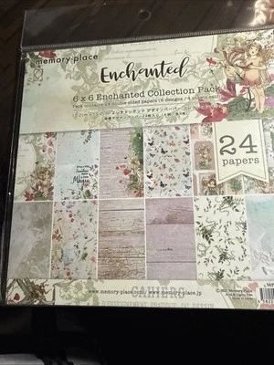 Memory Place Collection 6X6 Enchanted  24 Pack  6 Designs 4 Sheets Each - Image 1 of 2
