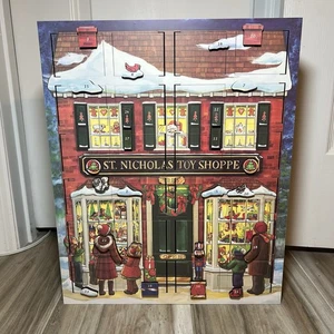 Byers' Choice Ltd Wooden Advent Toy Shop Calendar 2017 Traditions - Picture 1 of 9