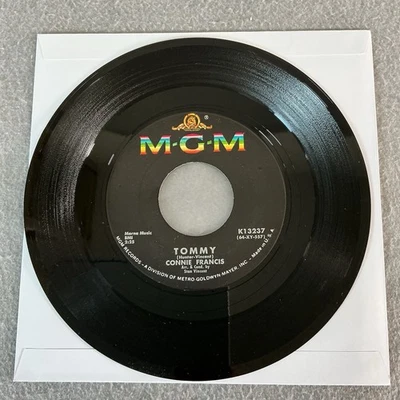MGM 1964 45 RPM CONNIE FRANCIS TOMMY & BE ANYTHING - Image 1 of 3