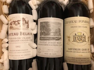 bordeaux weine grand cru3 er Set aus 1992, 1997, 1998, in der Holzbox - Bild 1 von 5