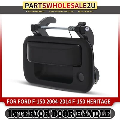 1x Manija de puerta trasera negra con cerradura para Ford F-150 2004-2014 F-150 Heritage Foto 1 de 4