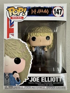 Joe Elliott 147 ~ Def Leppard ~ Funko Pop Vinyl ~ Rocks + FREE POP PROTECTOR - Picture 1 of 6