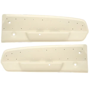 1967 FORD MUSTANG COUPE FB CONVERTIBLE DELUXE PARCHMENT DOOR PANELS LH&RH PAIR - Bild 1 von 3