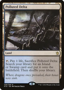 Polluted Delta X (1) Khans of Tarkir Excellent/Near Mint R239 4RCards - Picture 1 of 1