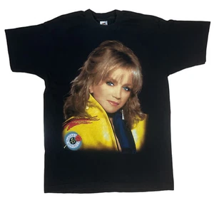Vintage 90s Barbara Mandrell Face Country Music T-Shirt Adult Size Large Black - Picture 1 of 6
