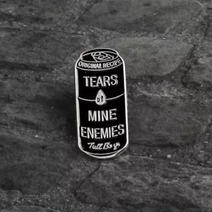 Tears of Mine Enemies großer Junge Emaillestift - Aluminiumdose, meine Feinde, trotz! - Bild 1 von 3