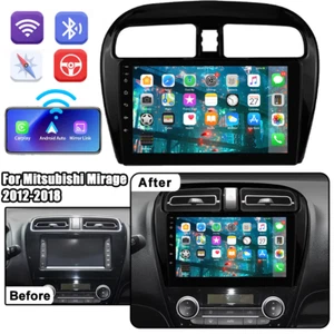 CarPlay Car Android Radio Stereo GPS Navi For Mitsubishi Mirage 2012-2018 RDS BT - Picture 1 of 15