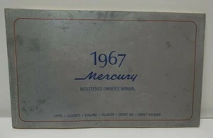 1967 Mercury Owners Manual Capri Caliente Cyclone Villager Comet Voyager 202 - Picture 1 of 4